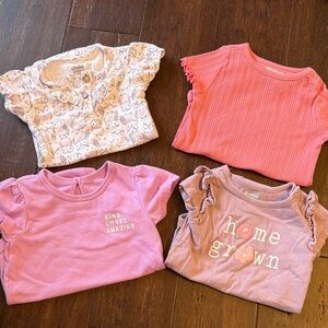 Four Infant/Toddler Onesies